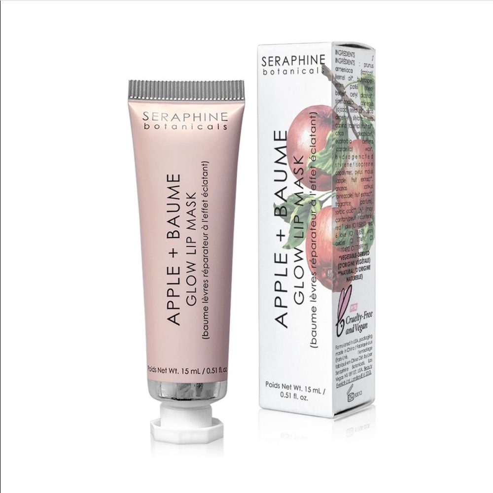 SERAPHINE Apple + Baume Glow Lip Mask $25 NIB